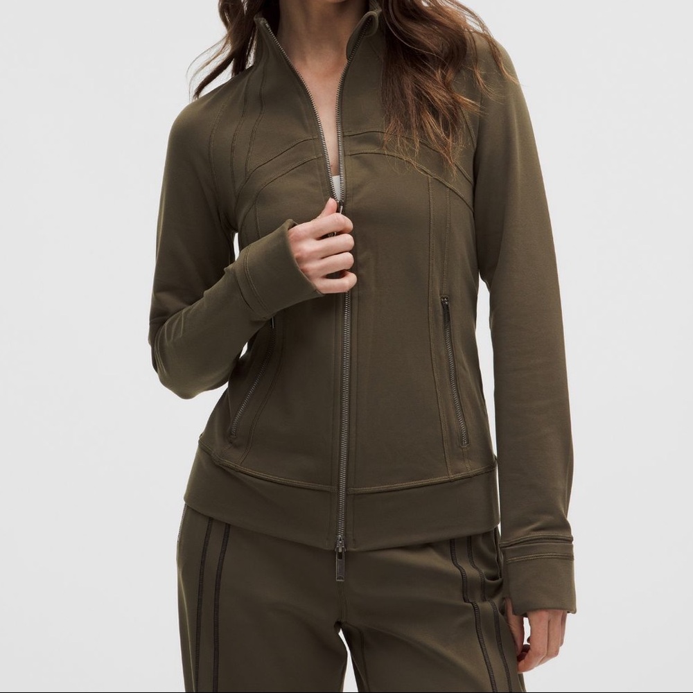 Lululemon Define Track Jacket *Luon in Olive Brown